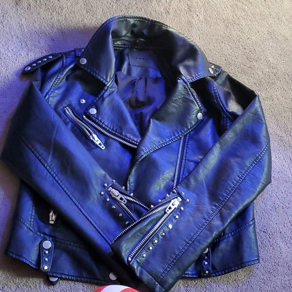 REAL Leather biker jacket - Picture 4 of 4